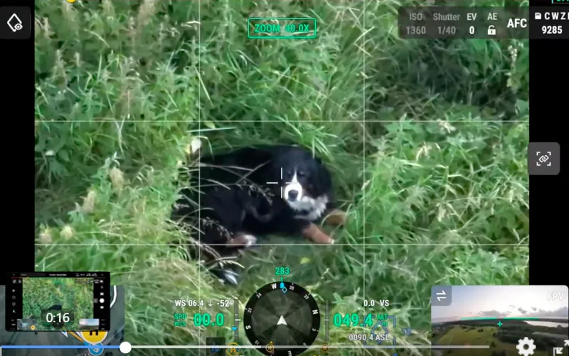 Se skøn video: Rolfs drone fandt Berta